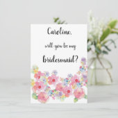 Florenwasser wird mein Design sein Einladung (Stehend Vorderseite)