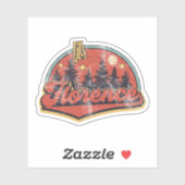 Florenz, Alabama Aufkleber (Blatt)