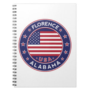 Florenz, Alabama, USA Notizblock