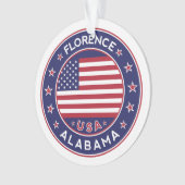 Florenz, Alabama, USA Ornament (Vorderseite)