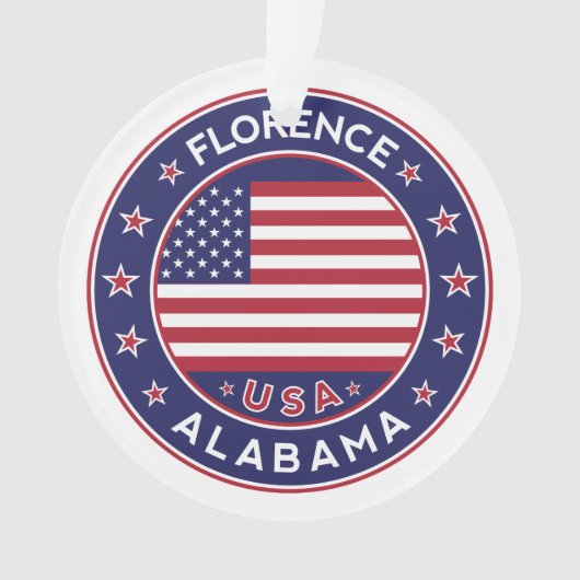 Florenz, Alabama, USA Ornament (Vorderseite)