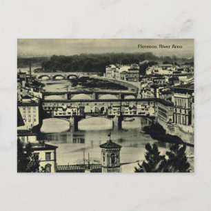 Florenz, Arno Postkarte