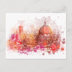 Florenz - Basilika der Heiligen Maria der Blume Postkarte