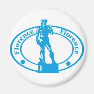 Florenz-Briefmarke Magnet