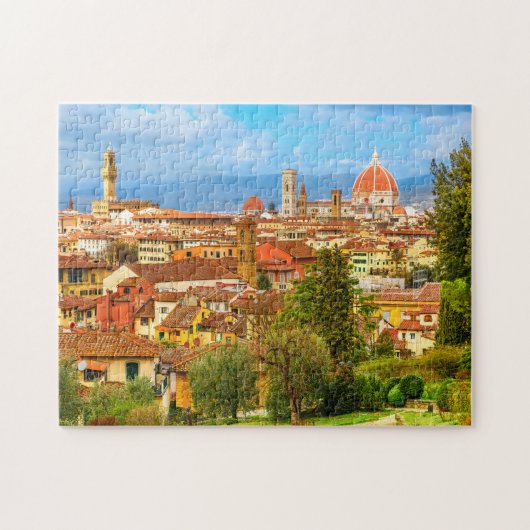 Florenz City Skyline Toskana Italien Puzzle (Horizontal)