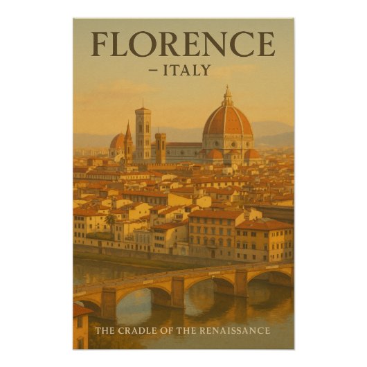 Florenz — Die Wiege der Renaissance Poster (Vorderseite)