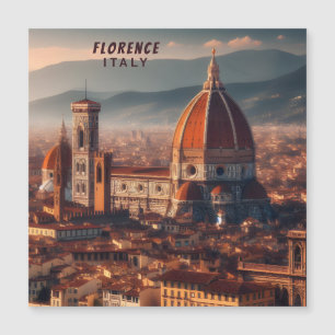 Florenz Dom Santa Maria del Fiore Italien Reise Magnetkarte