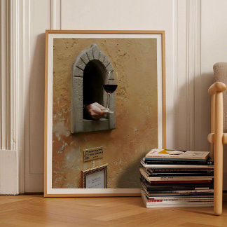 Florenz Druck Wein Glas Druck Florenz Wein Wind Poster