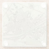 Florenz Firenze Glasuntersetzer (Rückseite)