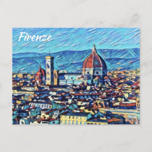 Florenz, Firenze, Italien Postkarte