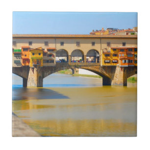 Florenz - Firenze, Ponte vecchio Fliese