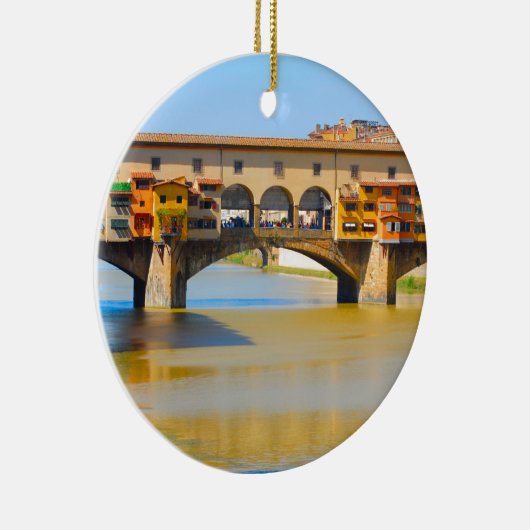 Florenz - Firenze, Ponte vecchio Keramik Ornament (Rechts)