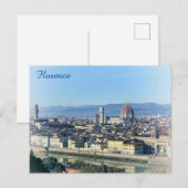 Florenz, Florenz Postkarte (Vorne/Hinten)