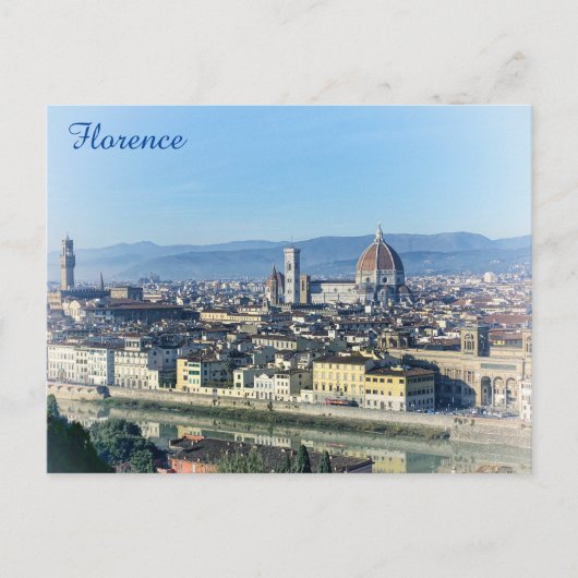 Florenz, Florenz Postkarte (Vorderseite)