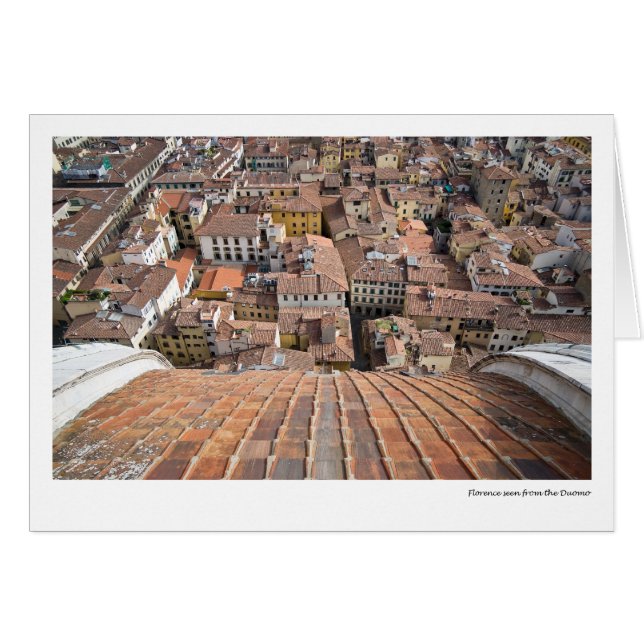 Florenz gesehen vom Duomo (Vorderseite (Horizontal))