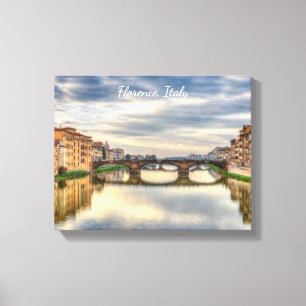 Florenz, Italien 35,5 cm x 28 cm, 3,8 cm, Einzelst Leinwanddruck