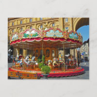 Florenz Italien Antique Carousel