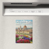 Florenz Italien Blume Reisen Magnet (In Situ (Geschirrspüler))