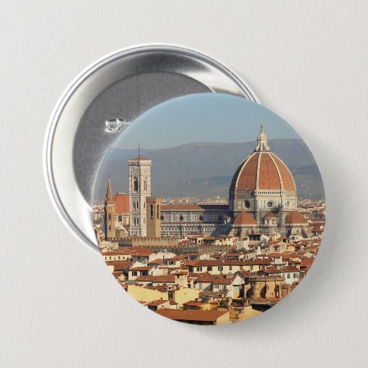 Florenz, Italien Button (Vorne & Hinten)
