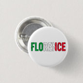 Florenz Italien Button (Vorne & Hinten)