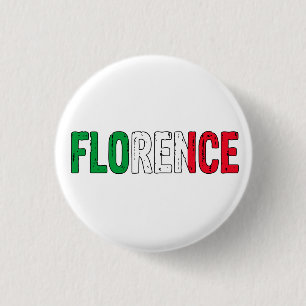 Florenz Italien Button