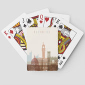 Florenz, Italien | City Skyline Spielkarten (Rückseite)