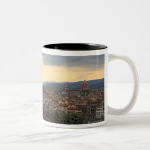 Florenz, Italien Cityscape. Zweifarbige Tasse