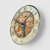 Florenz, Italien (Dom) Runde Wanduhr (Winkel)