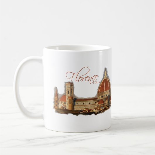 Florenz, Italien: Duomo Kaffeetasse (Links)