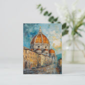 Florenz, Italien | Duomo | Ölmalerei Postkarte (Stehend Vorderseite)