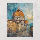 Florenz, Italien | Duomo | Ölmalerei Postkarte (Vorderseite)