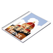 Florenz Italien Duomo-Reise-Plakat 1930 Notizblock (Linke Seite)