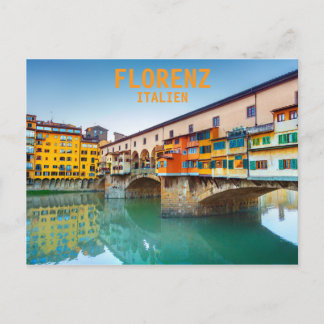 Florenz Italien Feiertagspostkarte