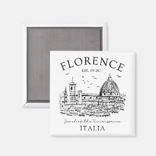 Florenz Italien  – Firenze italienisches Souvenir Magnet