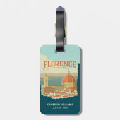 Florenz, Italien Gepäckanhänger (Rückseite vertikal)