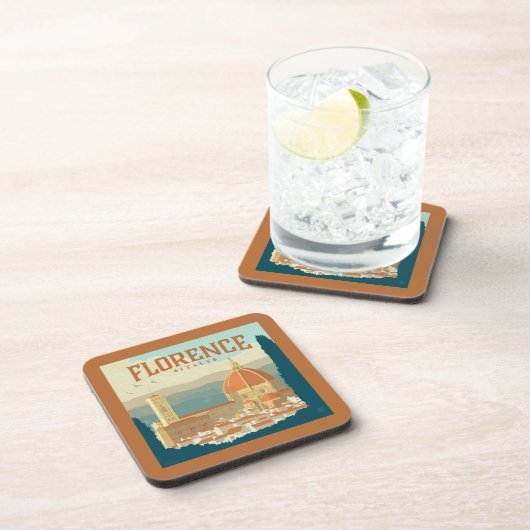 Florenz, Italien Getränkeuntersetzer (Rechte Seite)