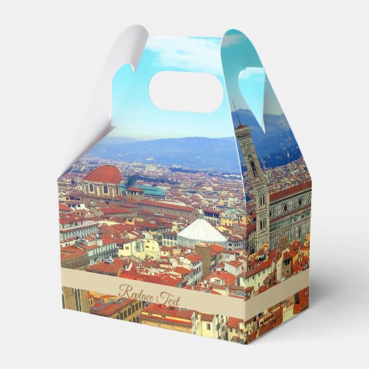 Florenz, Italien | Hochzeit Geschenkschachtel (Rückseite)