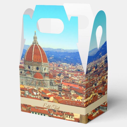 Florenz, Italien | Hochzeit Geschenkschachtel (Geöffnet)