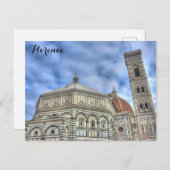 Florenz Italien Italienisches Cathedral Foto Postkarte (Vorne/Hinten)