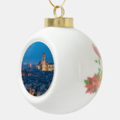 Florenz Italien Keramik Kugel-Ornament (Rechts)