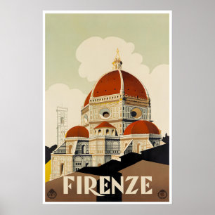 Florenz Italien Kunst Firenze Reiseplakat Italieni Poster