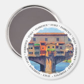Florenz, Italien Magnet (Vorderseite/Rückseite)