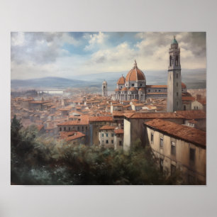 Florenz Italien Malerei Art Print Poster