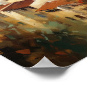 Florenz Italien Malerei Art Print Poster (Ecke)