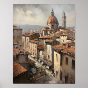 Florenz Italien Malerei Art Print Poster