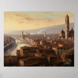 Florenz Italien Malerei Art Print Poster
