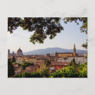 Florenz, Italien Panorama Postkarte