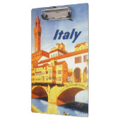 Florenz Italien Ponte Vecchio Bridge Klemmbrett (Links)