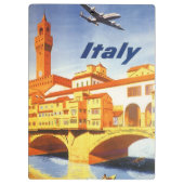 Florenz Italien Ponte Vecchio Bridge Klemmbrett (Rückseite)