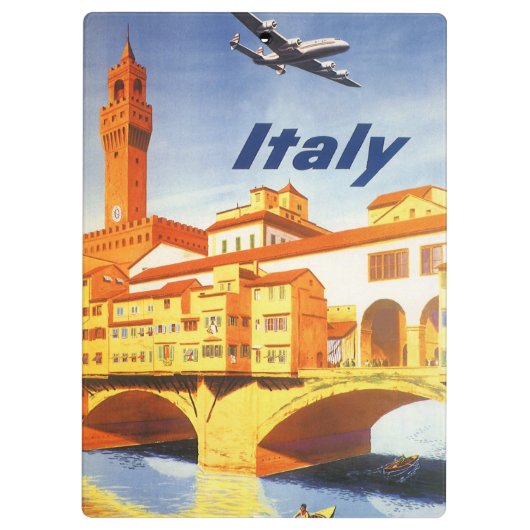 Florenz Italien Ponte Vecchio Bridge Klemmbrett (Rückseite)